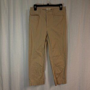 LOFT Outlet Straight Crop Khaki Pants Women’s 2